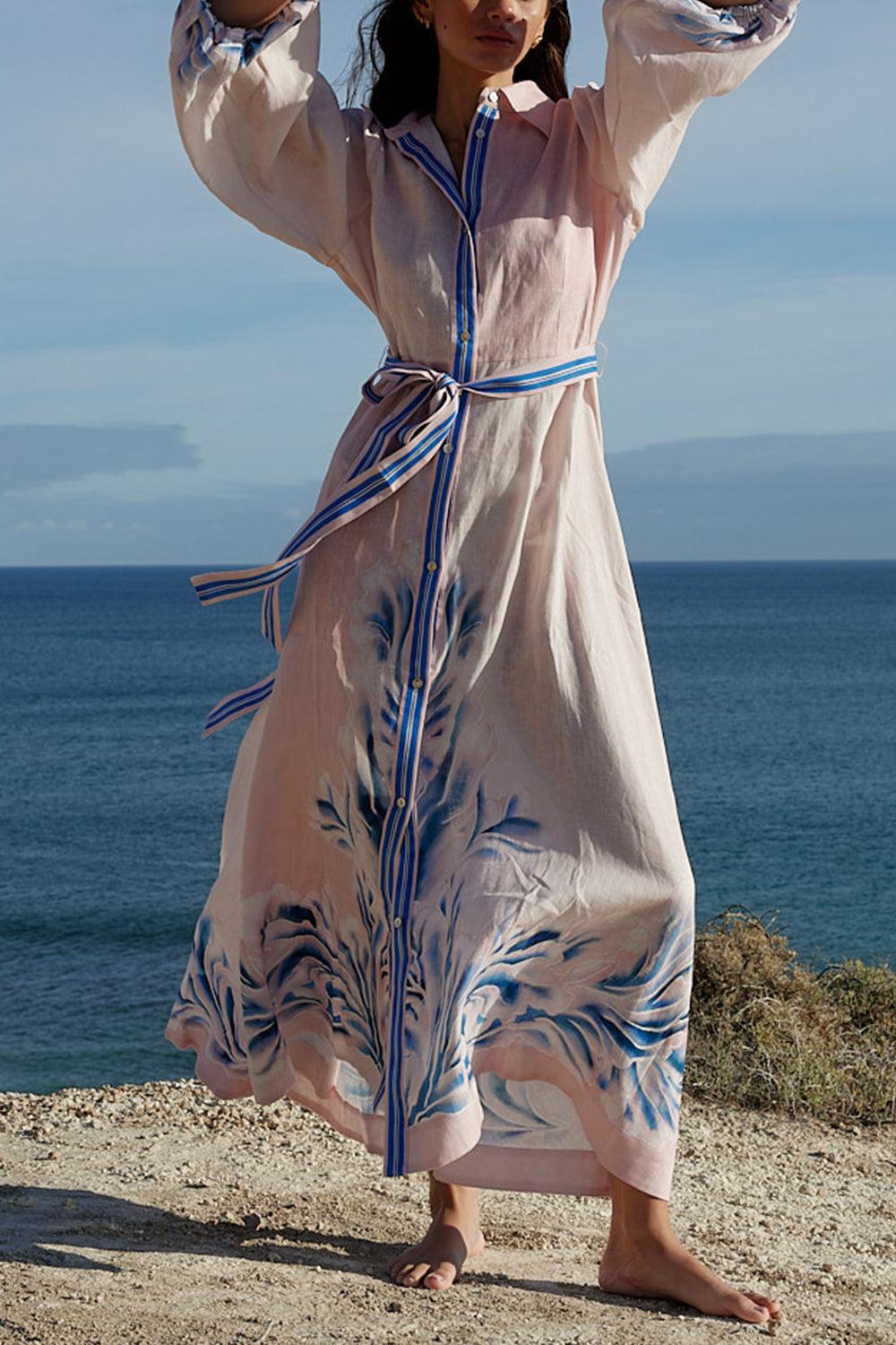 LUCILLE MIDI DRESS-SEASHICE-2-CLOTHINGDRESSCASUAL-ASTON STUDIO