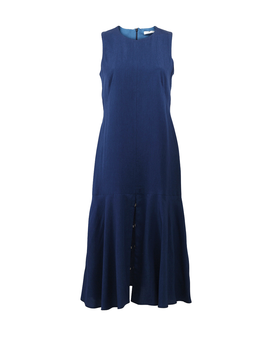 ATEA OCEANIE-Drop Waist Denim Dress-