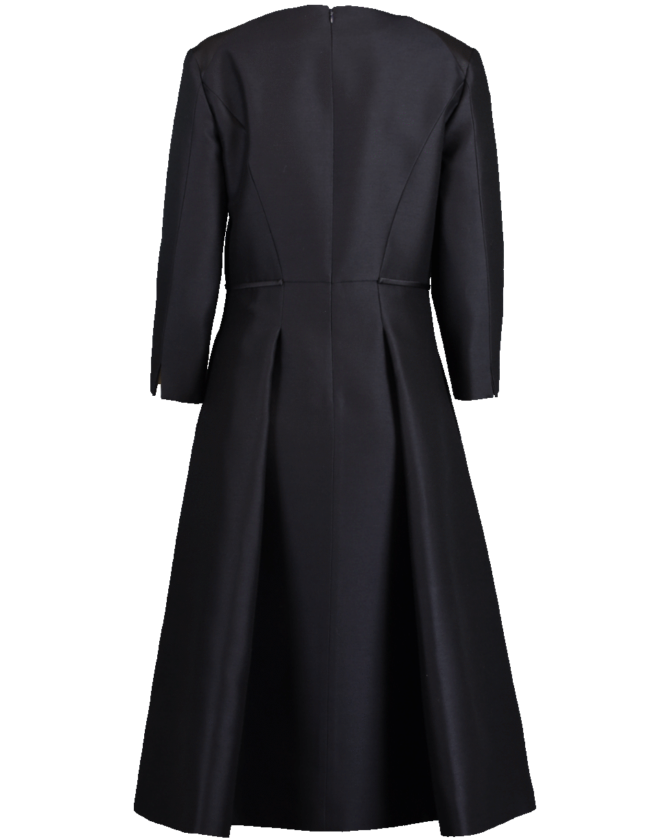 ATELIER HERVE PIERRE-Star Ribbon V-Neck Dress-