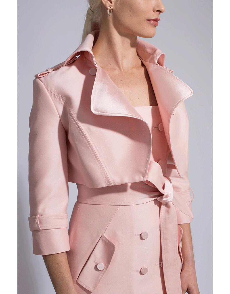 ATELIER HERVE PIERRE-Double Breasted Dress With Cropped Jacket-