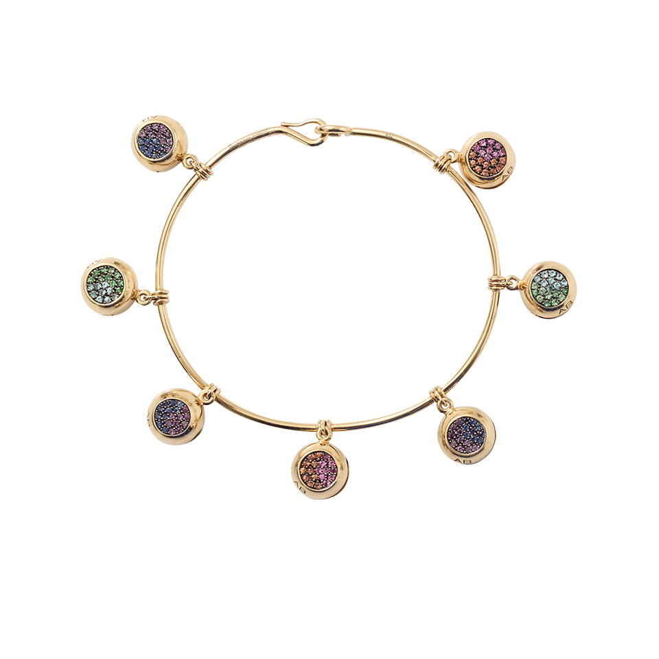 AURELIE BIDERMANN-Grelot Seven Bells Bracelet-YELLOW GOLD