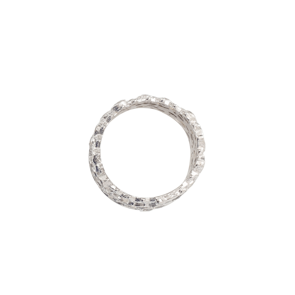 AURELIE BIDERMANN-Dentelle Diamond Lace Ring-WHITE GOLD