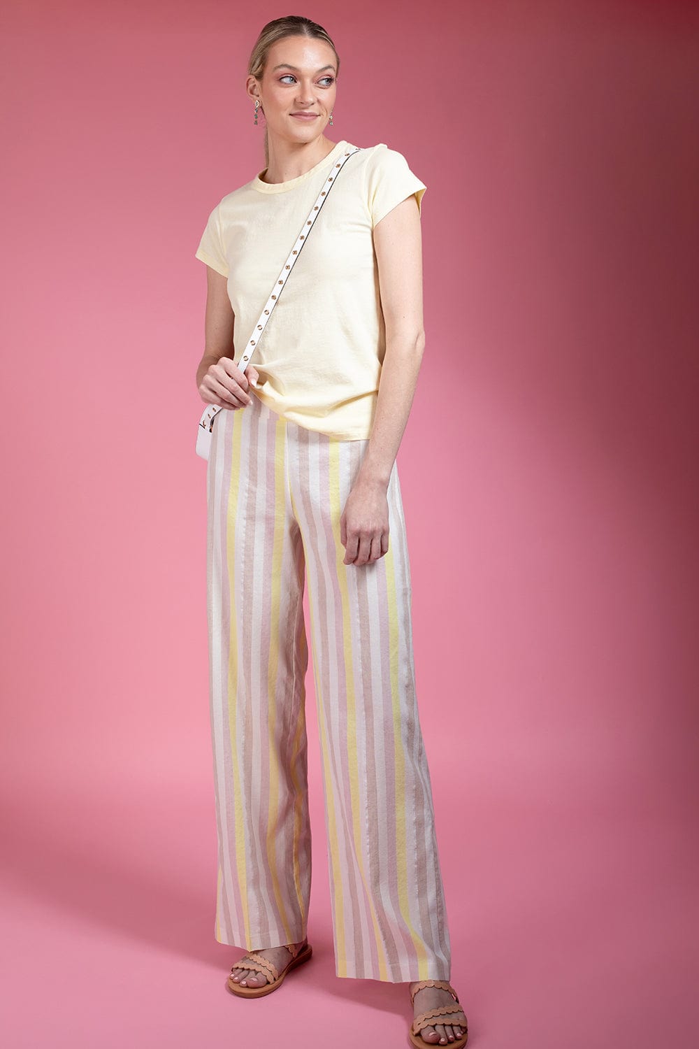 AVENUE MONTAIGNE-Flavia Flared Leg Pant-