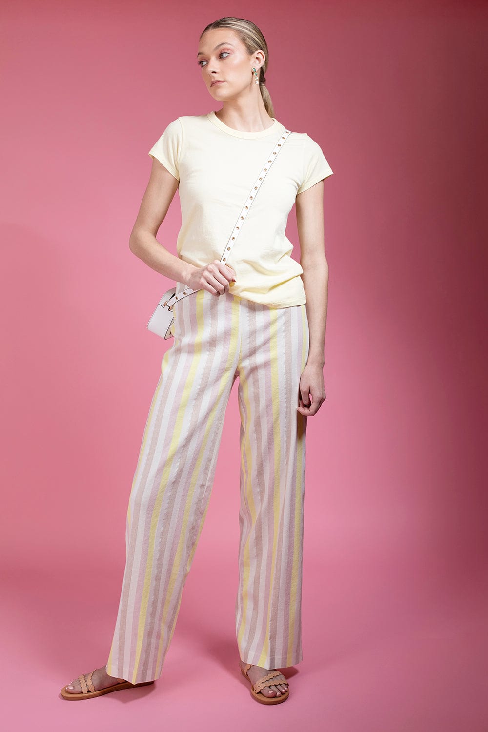 AVENUE MONTAIGNE-Flavia Flared Leg Pant-