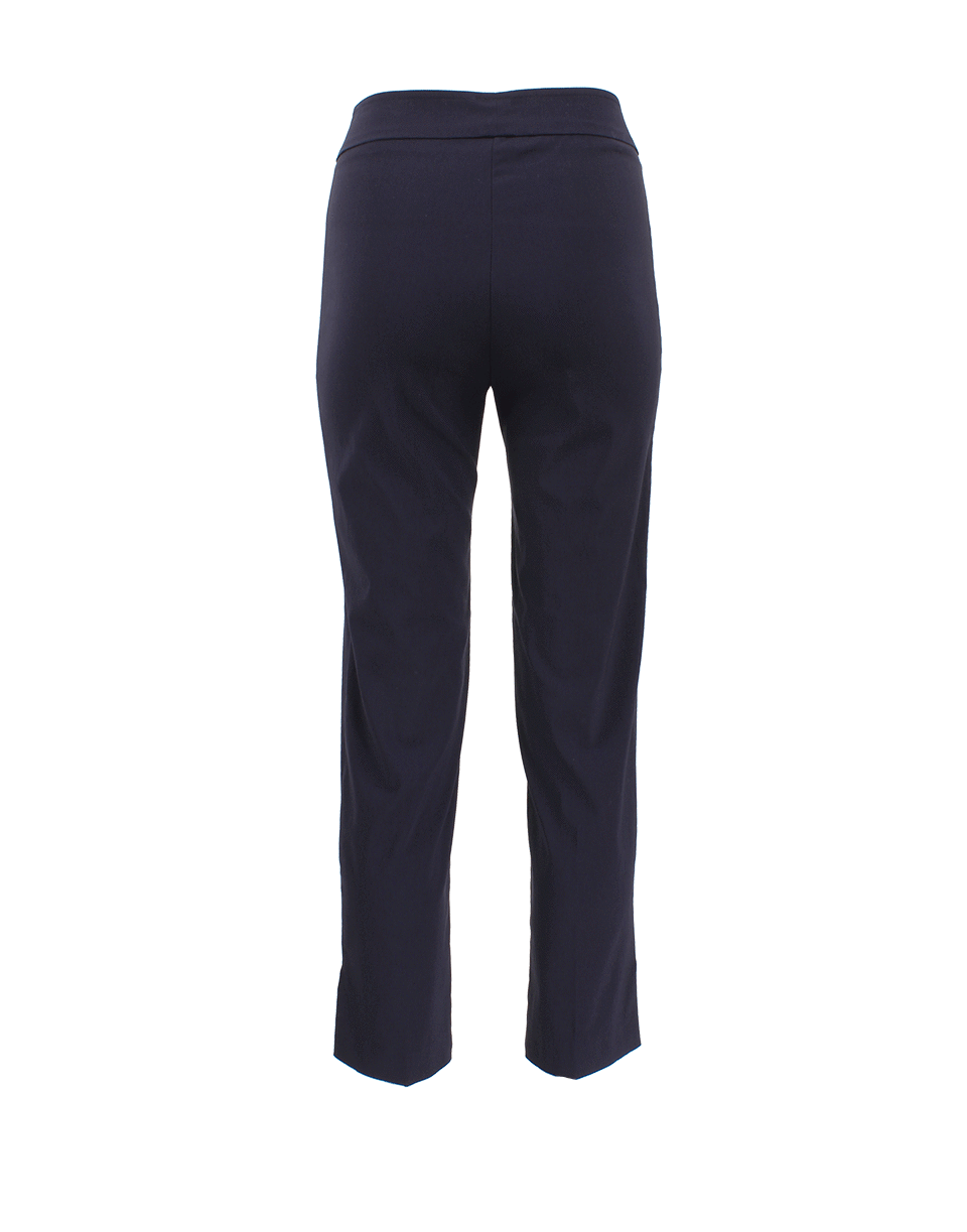 AVENUE MONTAIGNE-Navy Venezia Pull On Pant-