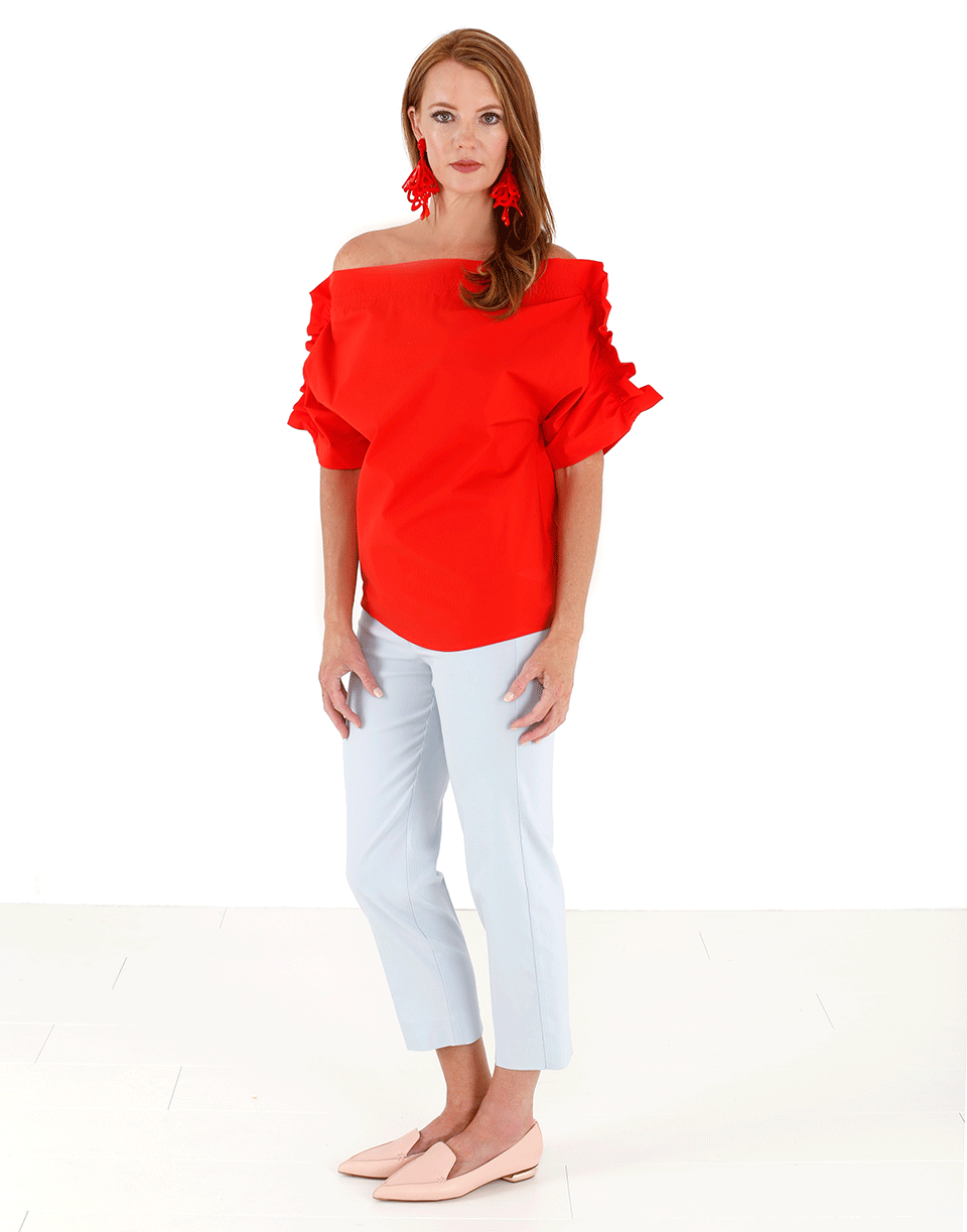 AVENUE MONTAIGNE-Milan Pull-On Cropped Pant-