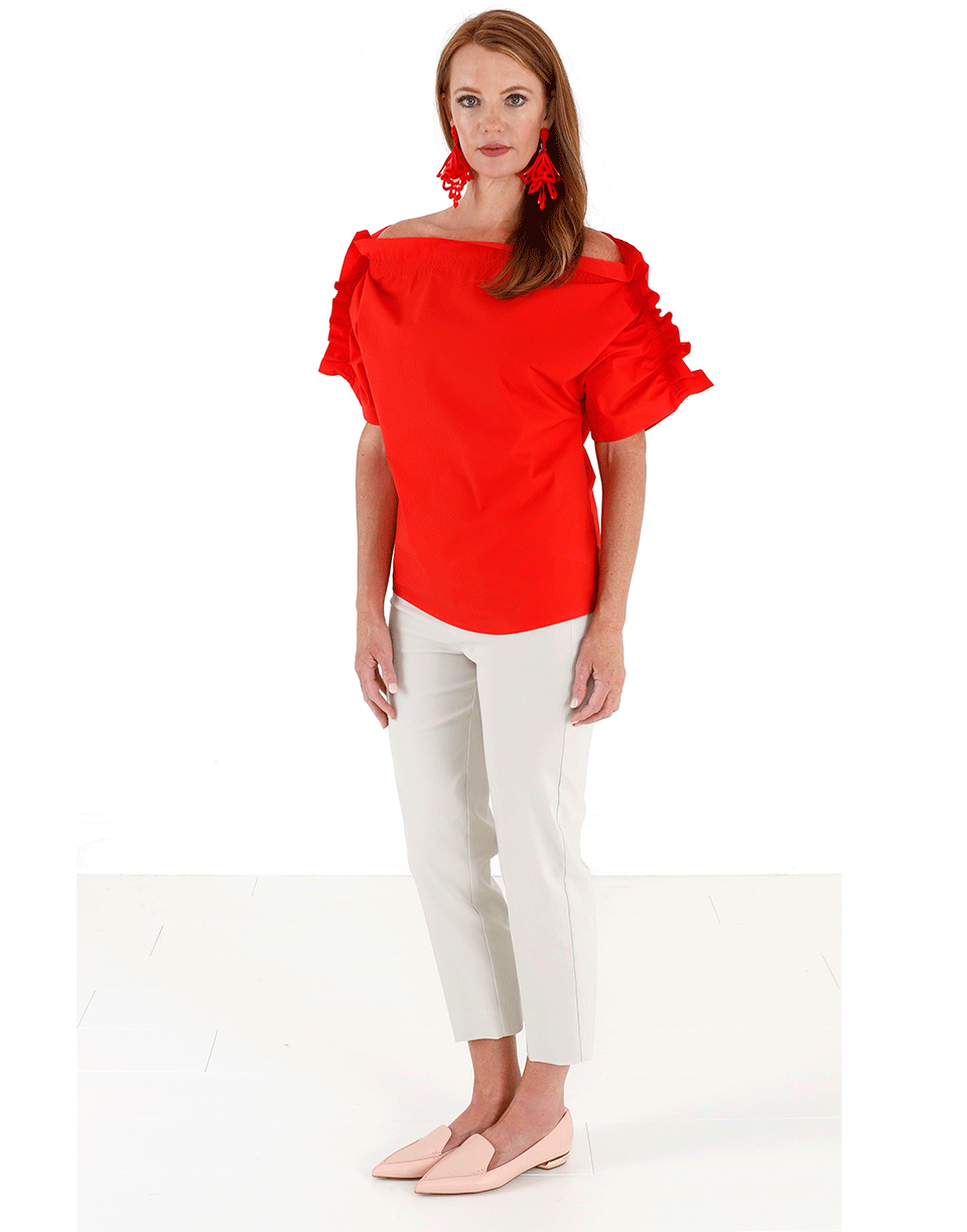 AVENUE MONTAIGNE-Milan Pull-On Cropped Pant-