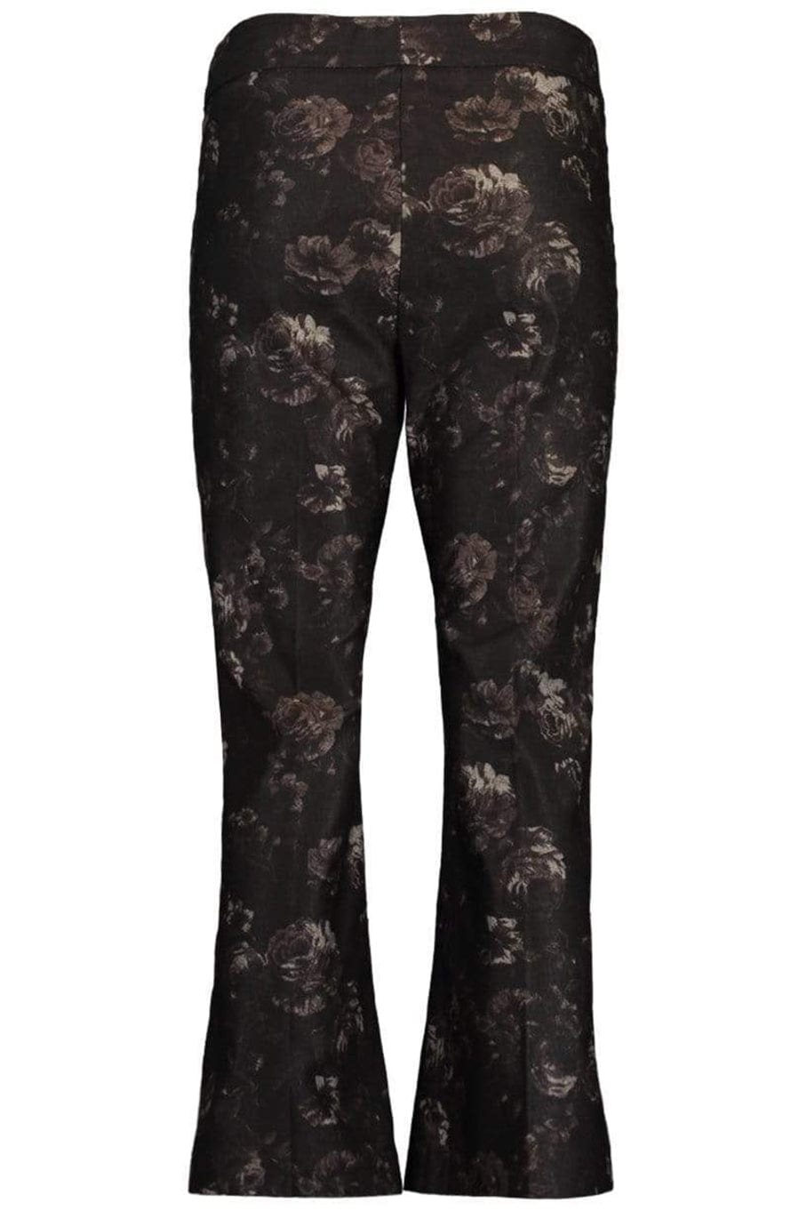 AVENUE MONTAIGNE-Leo Crop Flare Pant - Black-