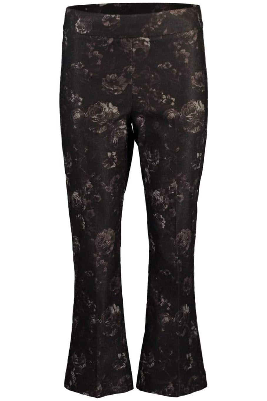 AVENUE MONTAIGNE-Leo Crop Flare Pant - Black-