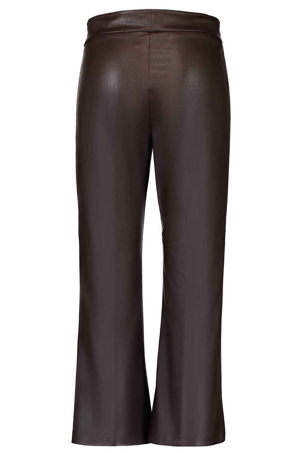 AVENUE MONTAIGNE-Leo Crop Flare Pant - Brown-