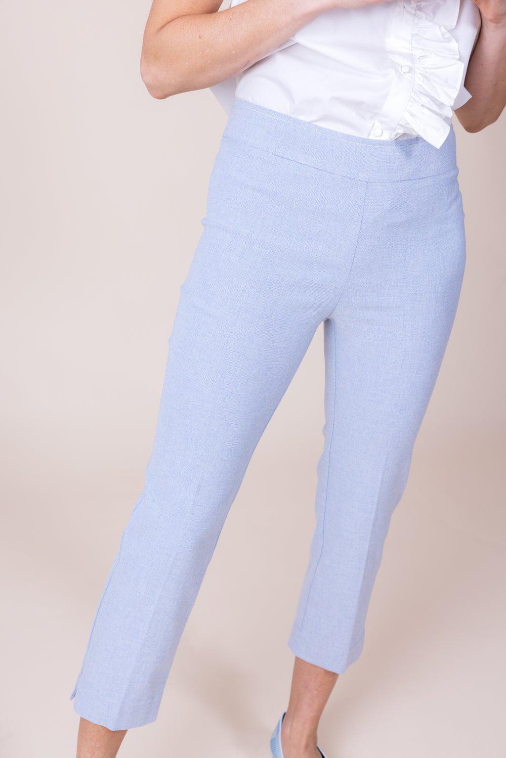 AVENUE MONTAIGNE-Brigitte Pant - Chambray-