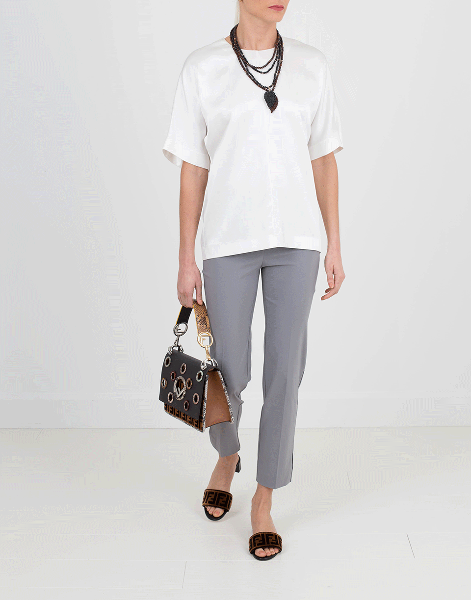 AVENUE MONTAIGNE-Milan Pull-On Cropped Pant-