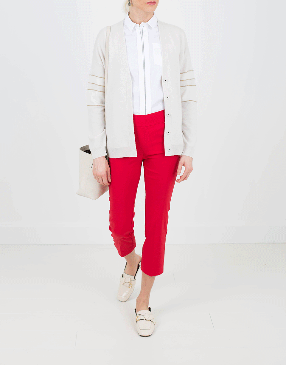 AVENUE MONTAIGNE-Straight Leg Pant-