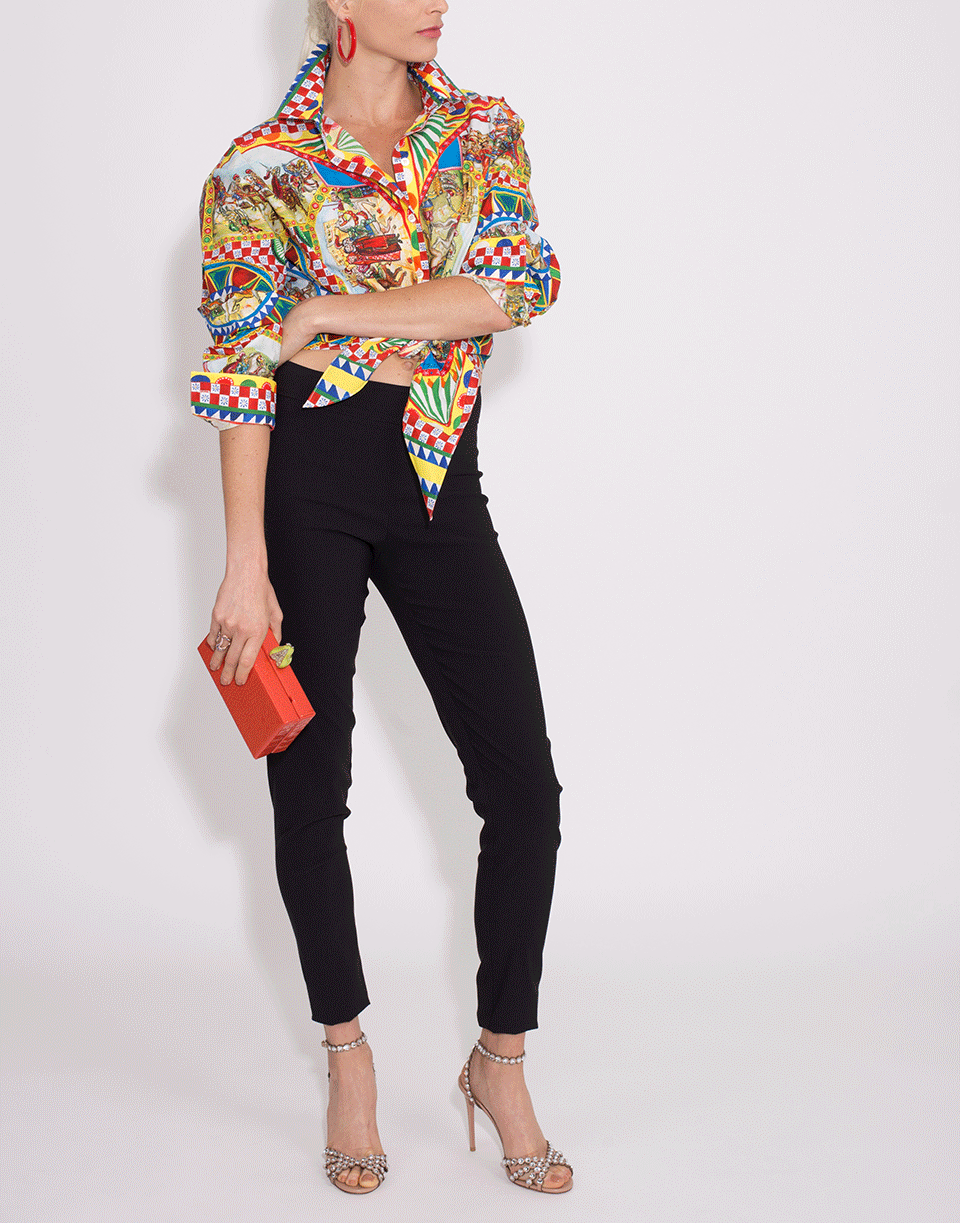 AVENUE MONTAIGNE-Skinny Leg Pull-On Pant-