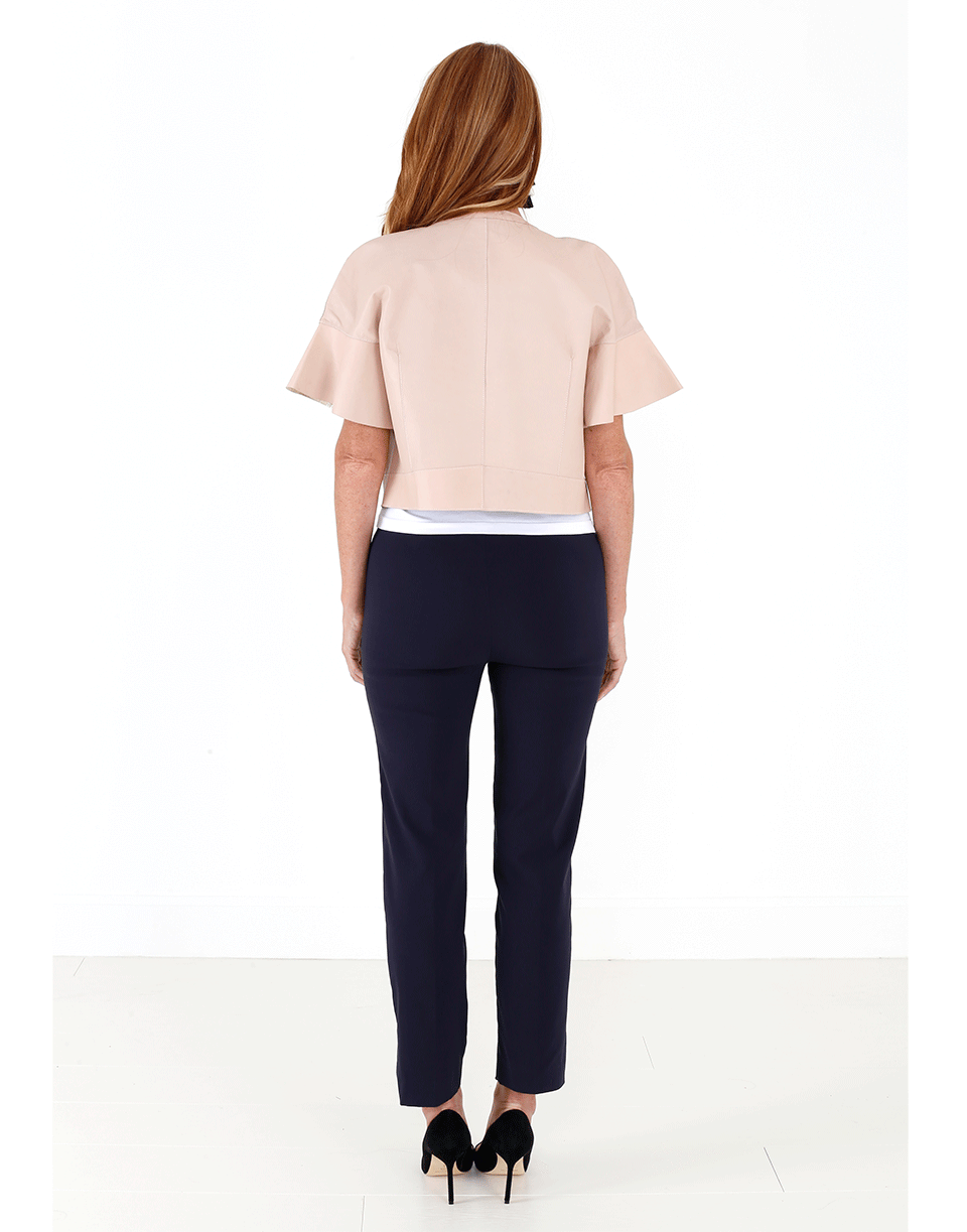 AVENUE MONTAIGNE-Venezia Pull-On Ankle Slit Pant-