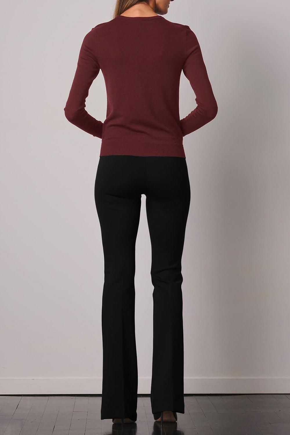 Bellini Freedom Flare Pant - Black-BLACK-0-CLOTHINGPANTSLIM FIT-AVENUE MONTAIGNE