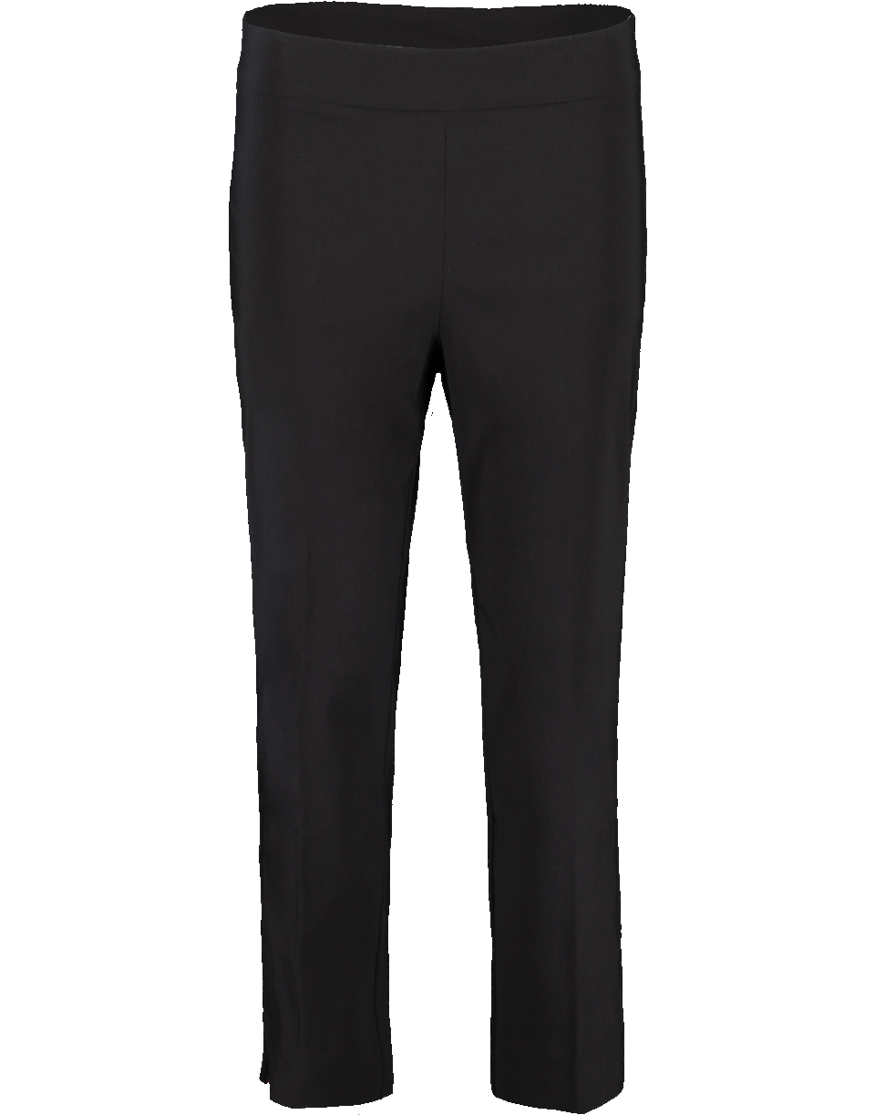 AVENUE MONTAIGNE-Brigitte Straight Leg Side Slit Pant-