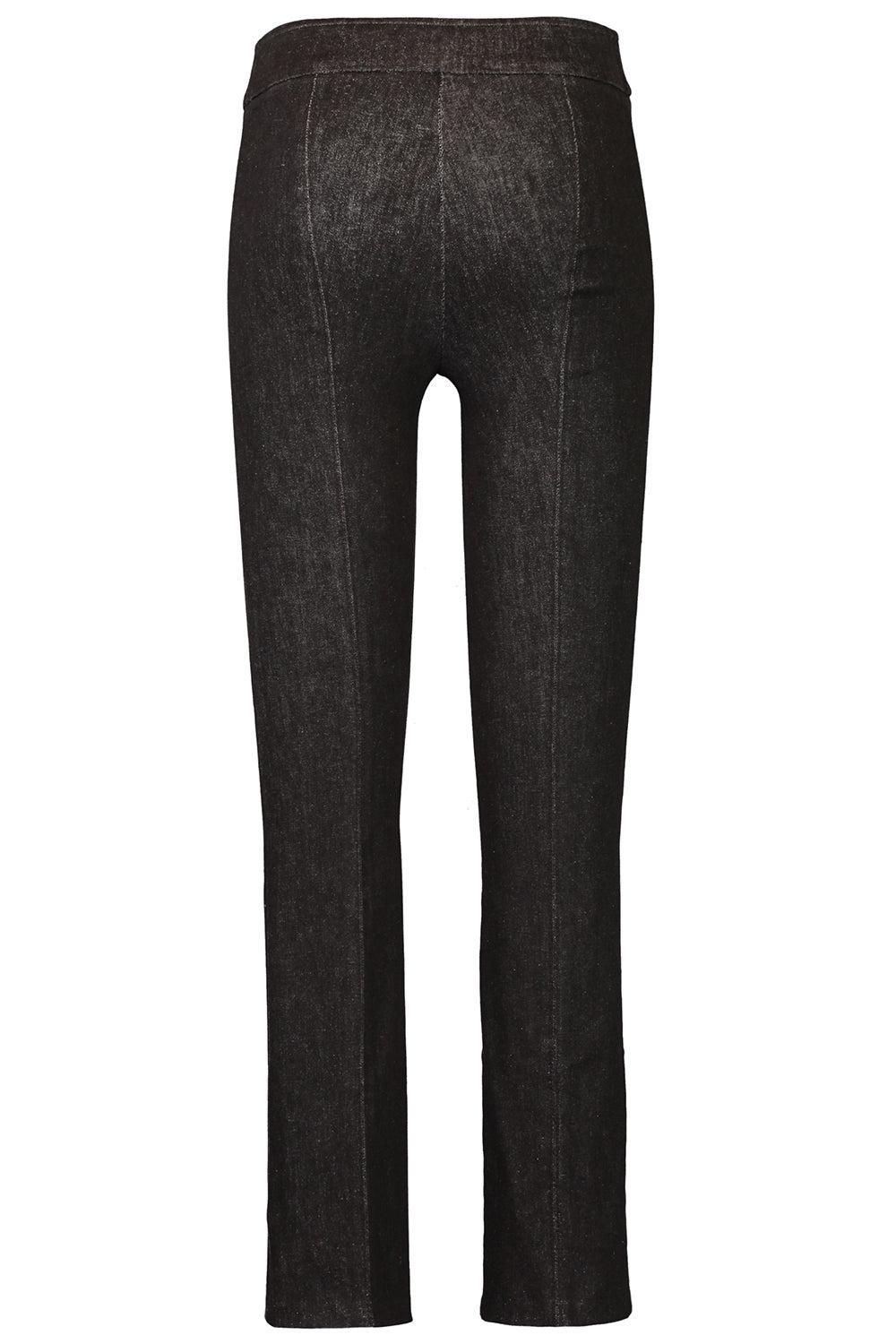 Jet Set Stretch Pant - Brown Denim-BRNDENM-2-CLOTHINGPANTSLIM FIT-AVENUE MONTAIGNE