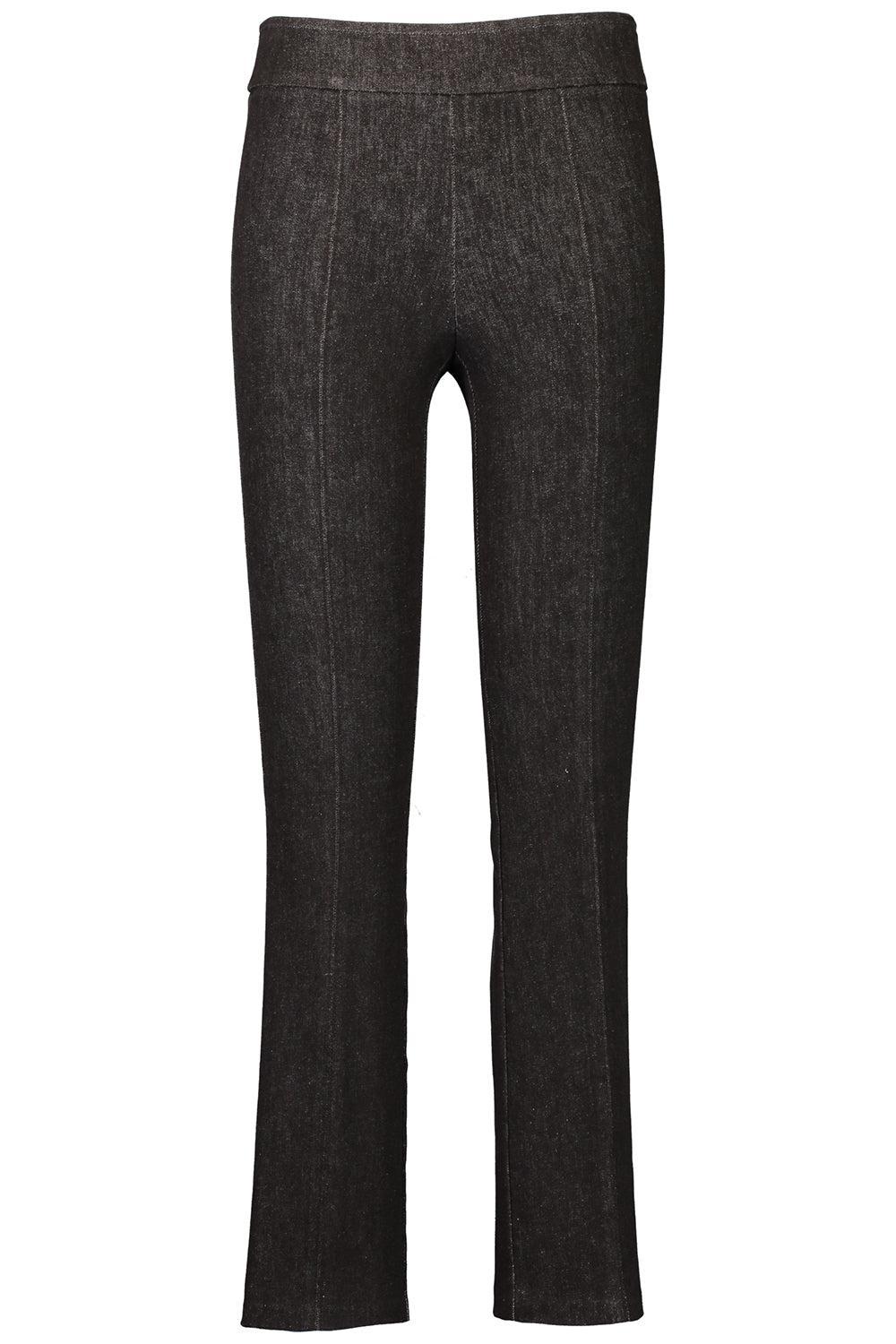 Jet Set Stretch Pant - Brown Denim-BRNDENM-2-CLOTHINGPANTSLIM FIT-AVENUE MONTAIGNE