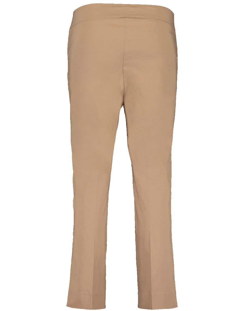 AVENUE MONTAIGNE-Brigitte Straight Leg Side Slit Pant-