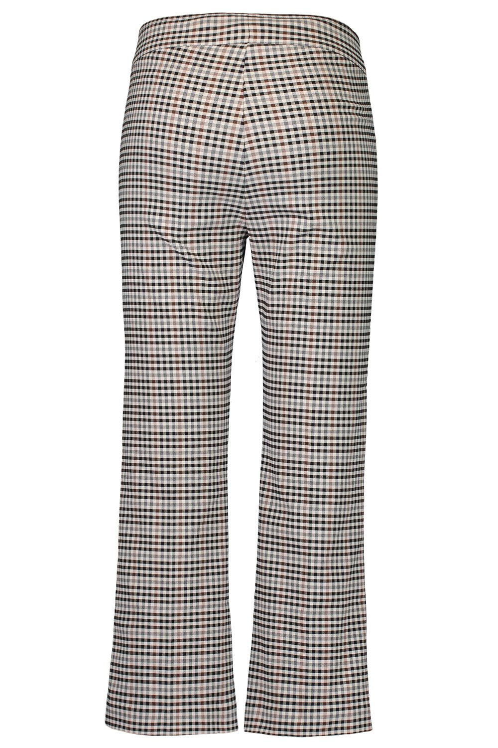 AVENUE MONTAIGNE-Leo Crop Flare Pant - Check-