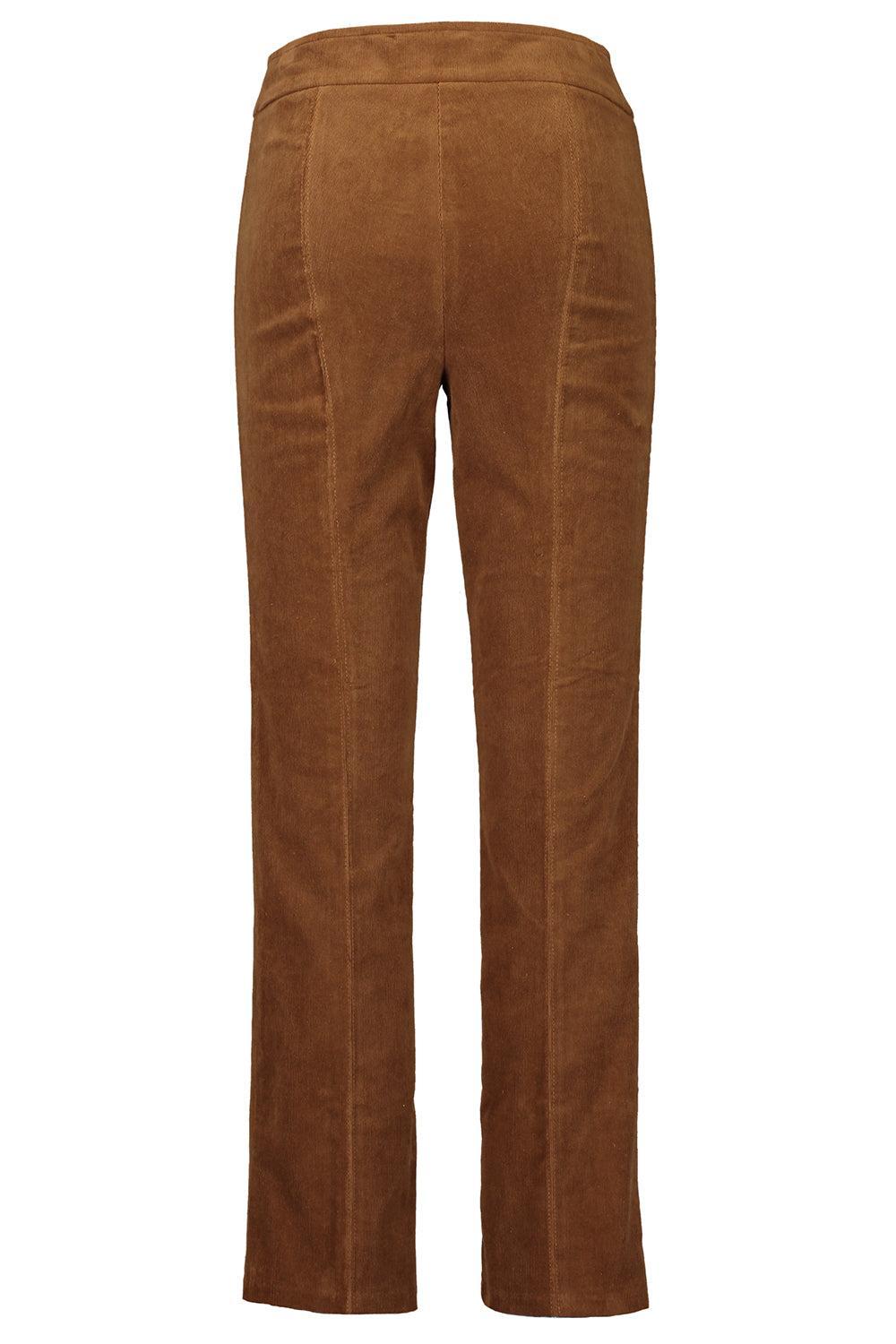 Jet Set Flare Pant - Cognac-COGNAC-2-CLOTHINGPANTSLIM FIT-AVENUE MONTAIGNE
