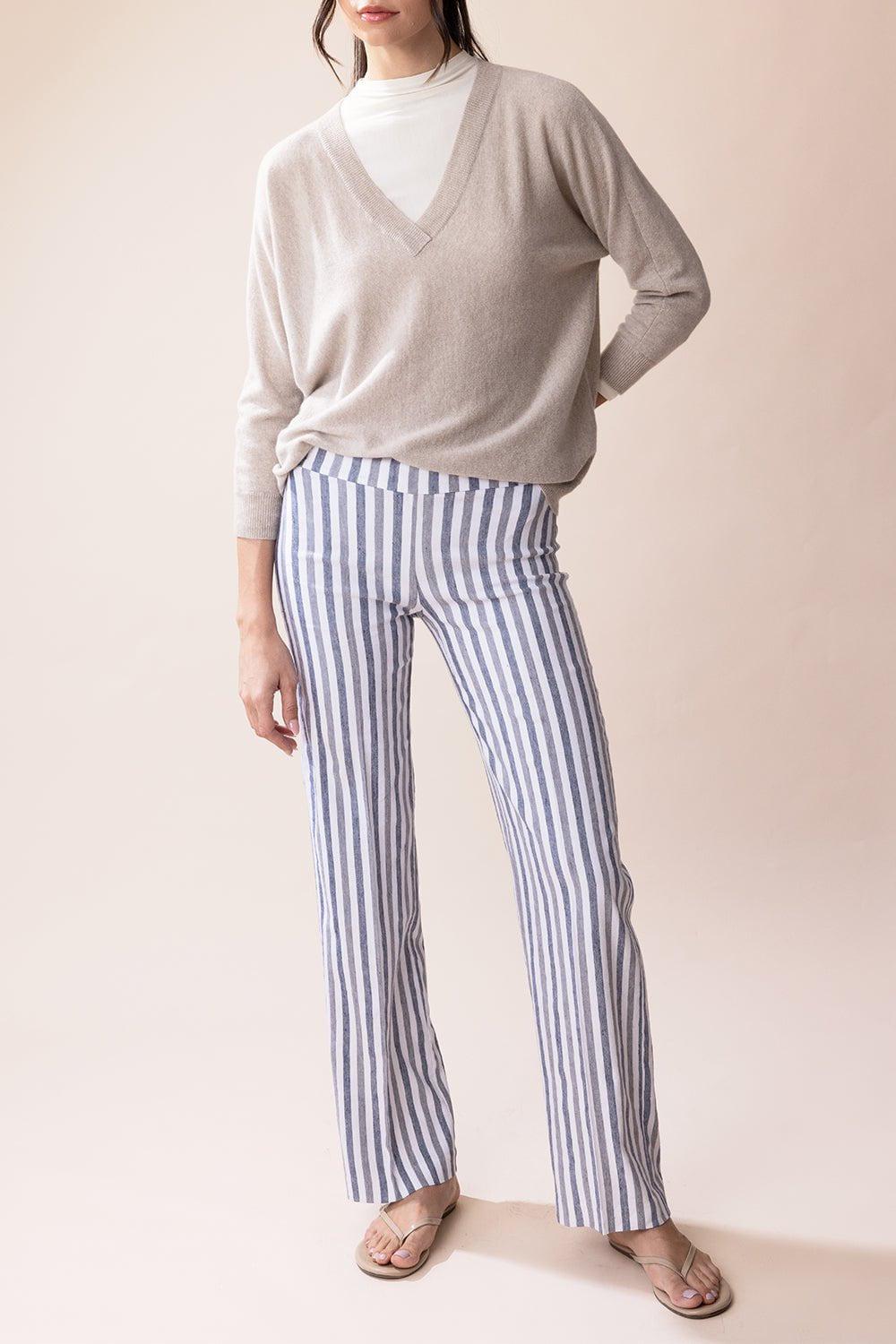 AVENUE MONTAIGNE-Flavia Denim - Coastal Stripe-