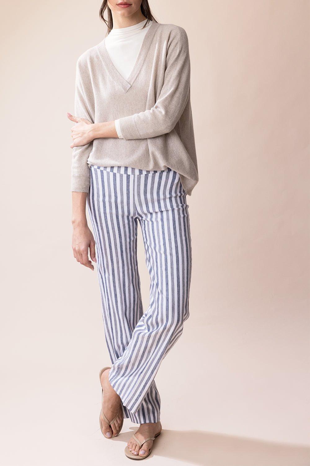 AVENUE MONTAIGNE-Flavia Denim - Coastal Stripe-