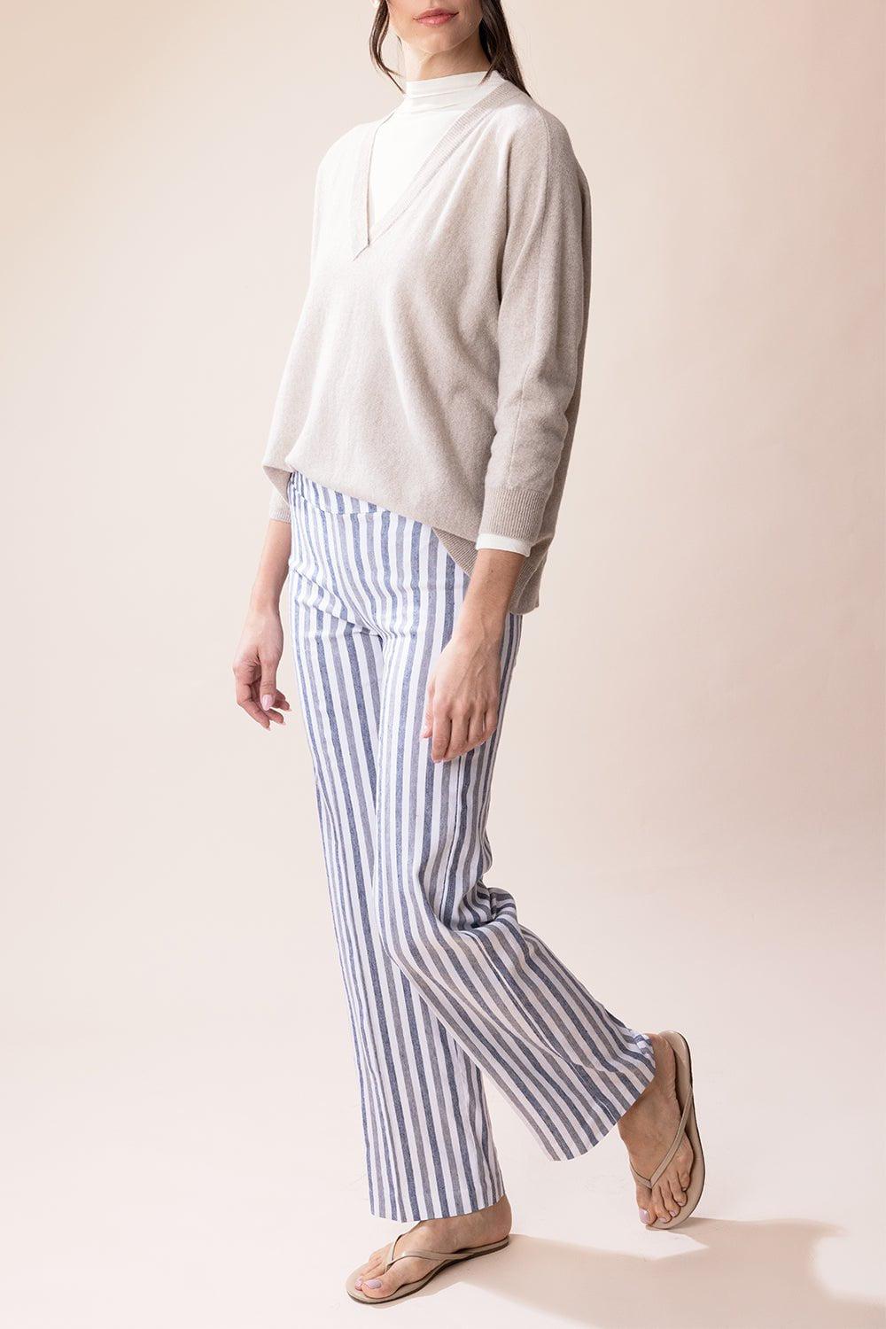 AVENUE MONTAIGNE-Flavia Denim - Coastal Stripe-