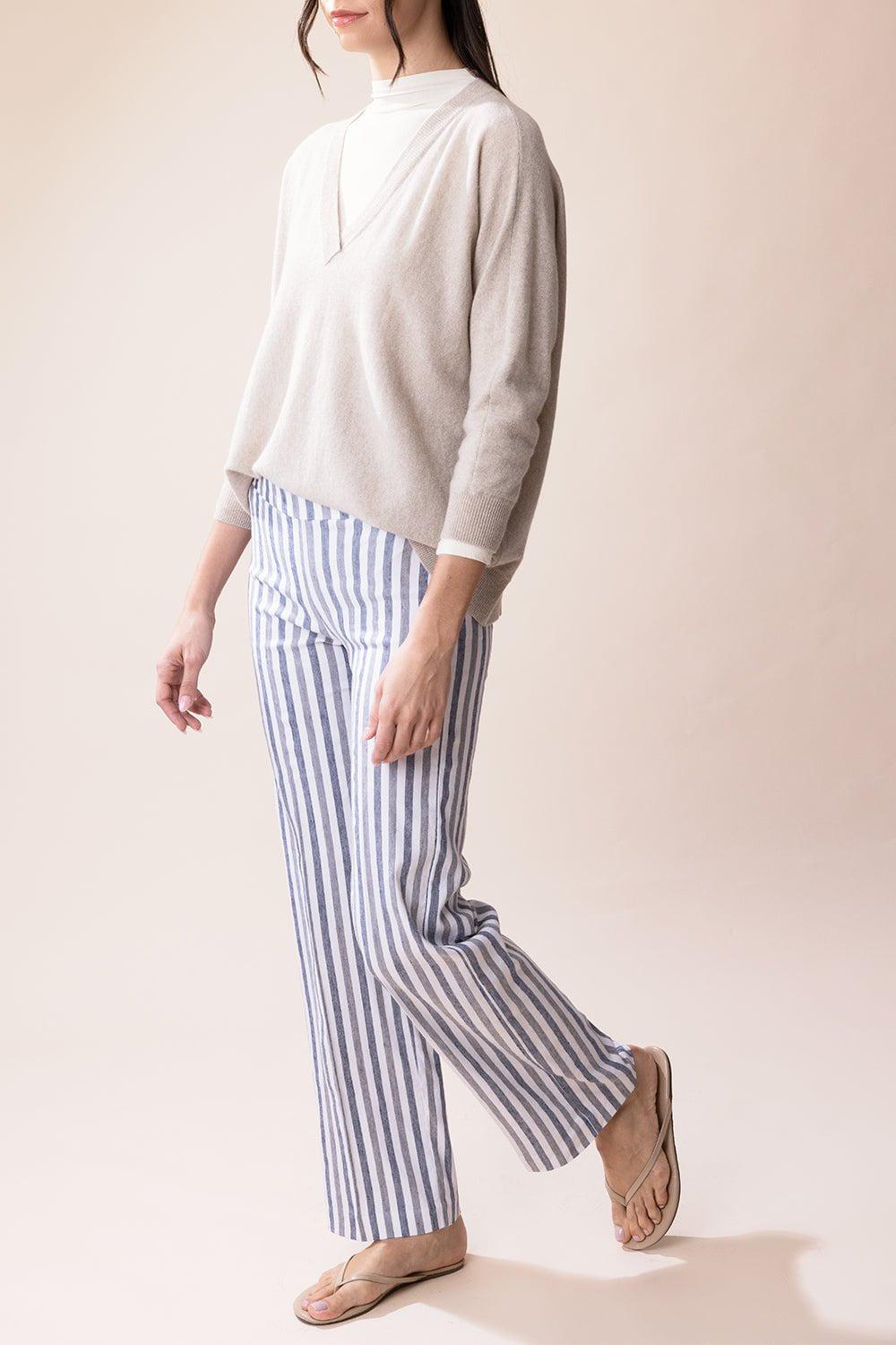 AVENUE MONTAIGNE-Flavia Denim - Coastal Stripe-