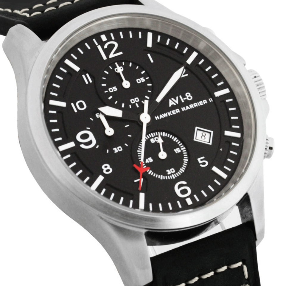 AVI-8-Hawker Harrier II Watch-BLACK