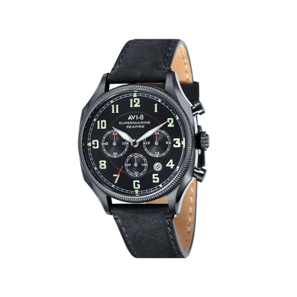 AVI-8-Supermarine Seafire Watch-BLK/BLK