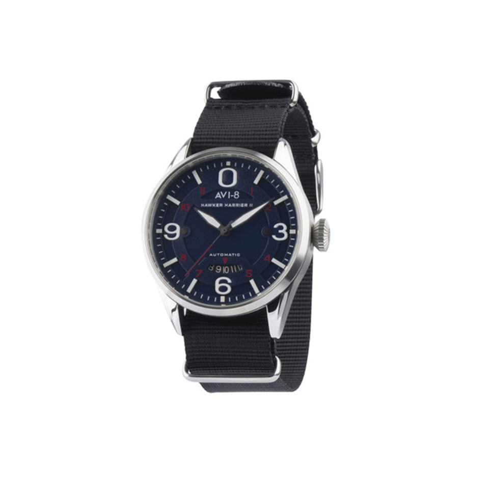 AVI-8-Hawker Harrier II Watch-BLK/STRP