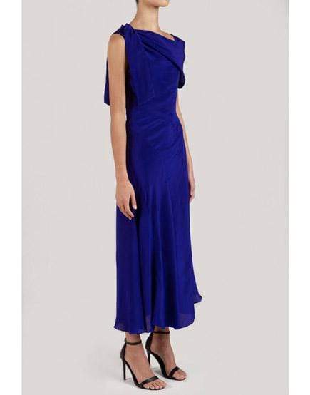 AZEEZA-Mateo Raw Silk Dress-