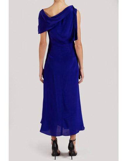 AZEEZA-Mateo Raw Silk Dress-