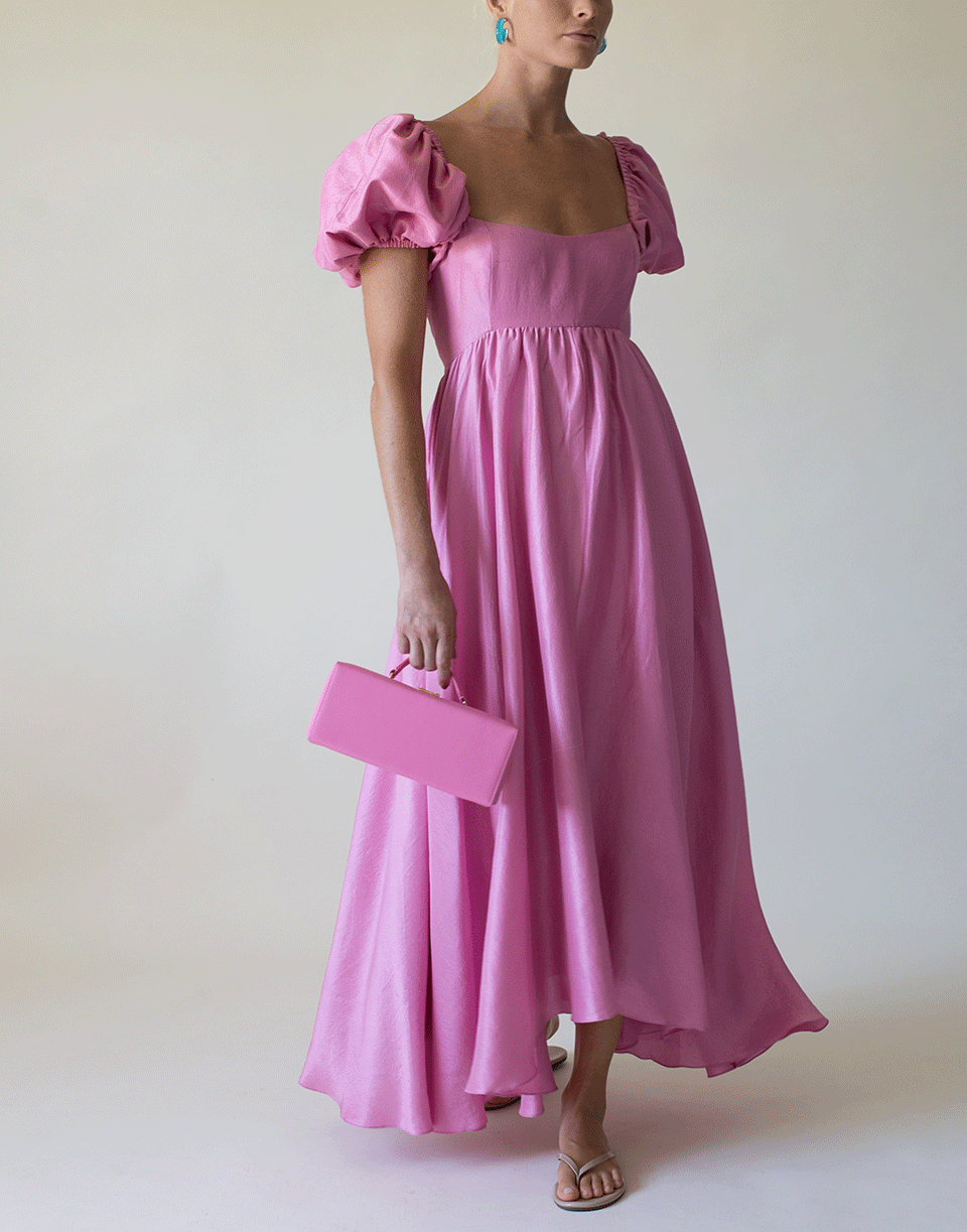 pink raw silk dress Rani Pink Pure Silk Embroidered Designer Gown