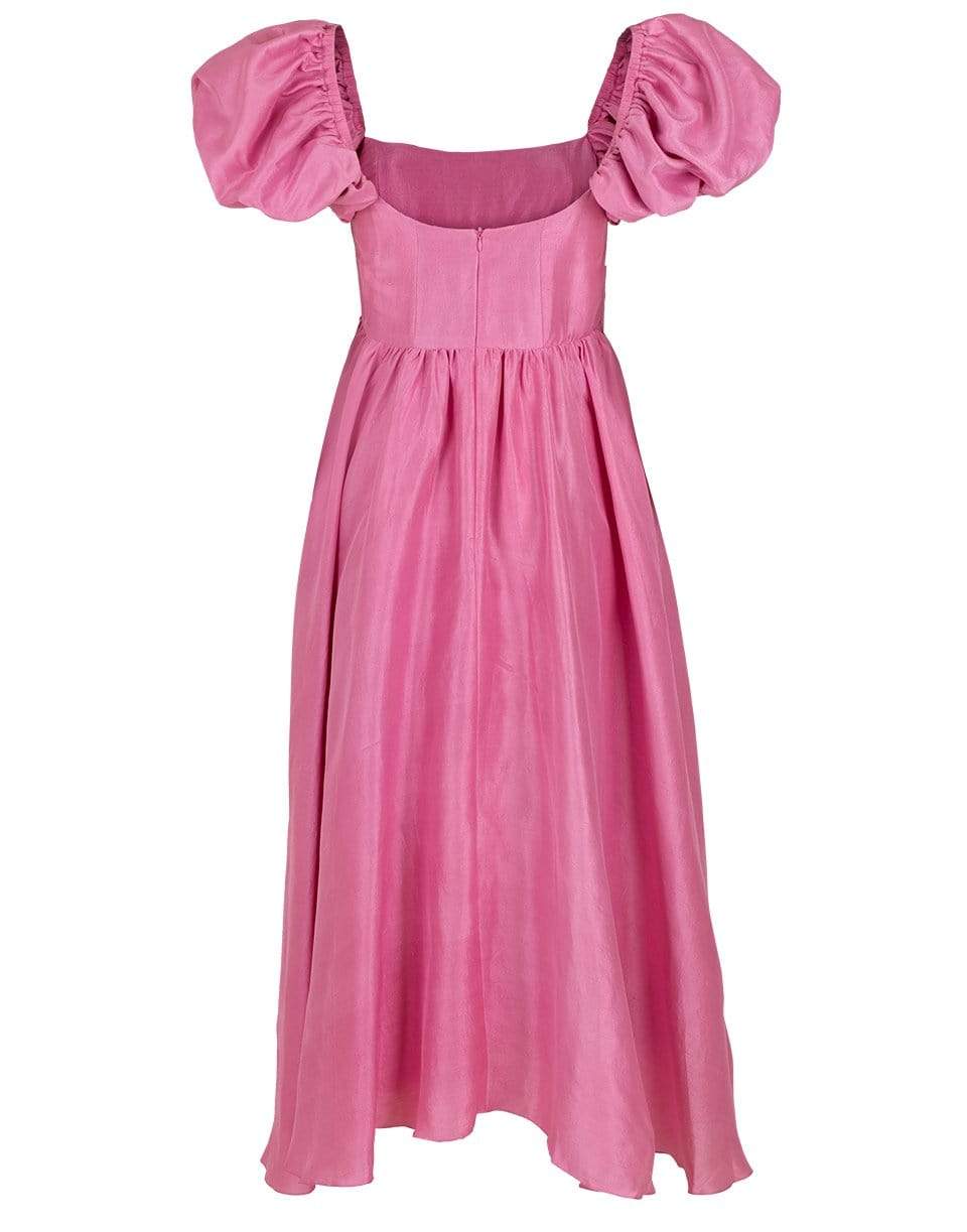 open lace back dress Lee Anderson Couture Pink Raw Silk Cap Sleeve Dress Size 2 main image 0