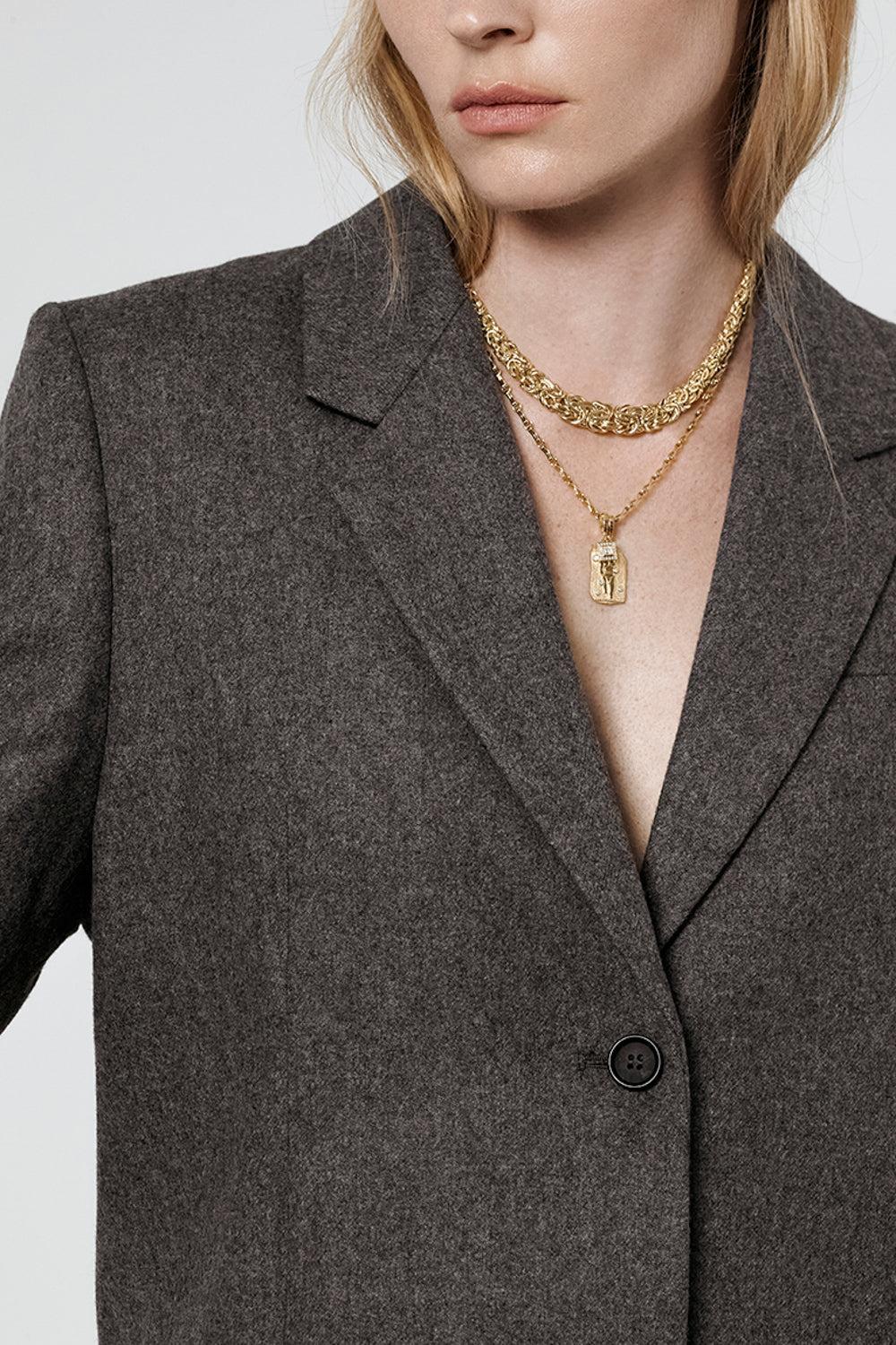 Empress Necklace-YELLOW GOLD-16-JEWELRYFINE JEWELNECKLACE O-AZLEE