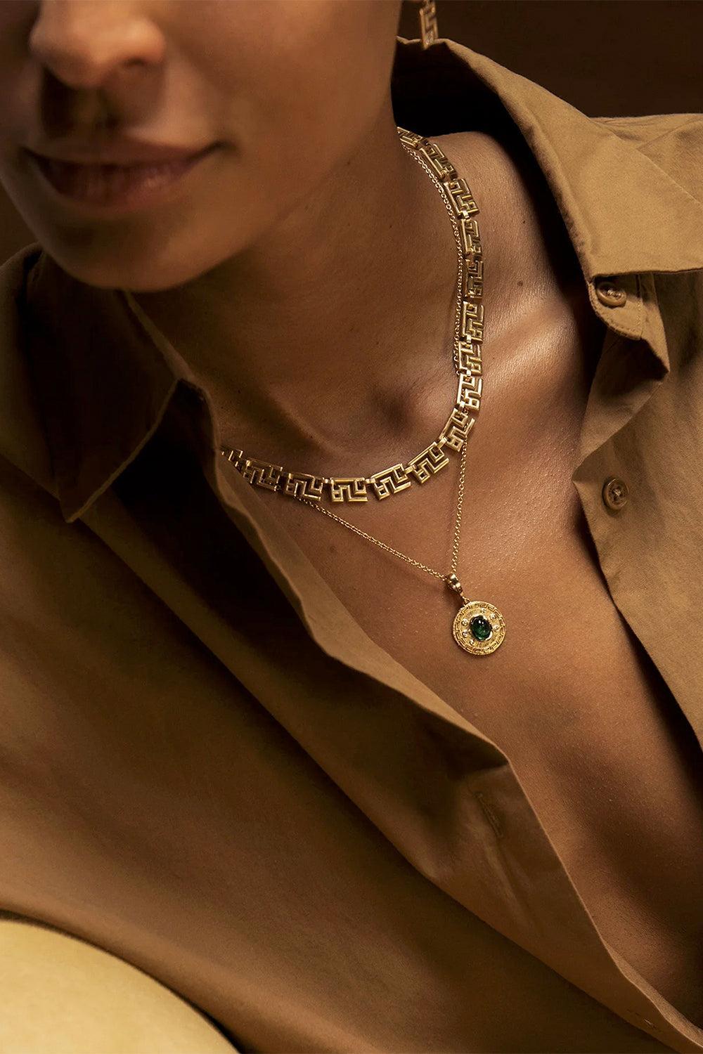 Medium Cable Chain Necklace-YELLOW GOLD-20-JEWELRYFINE JEWELNECKLACE O-AZLEE