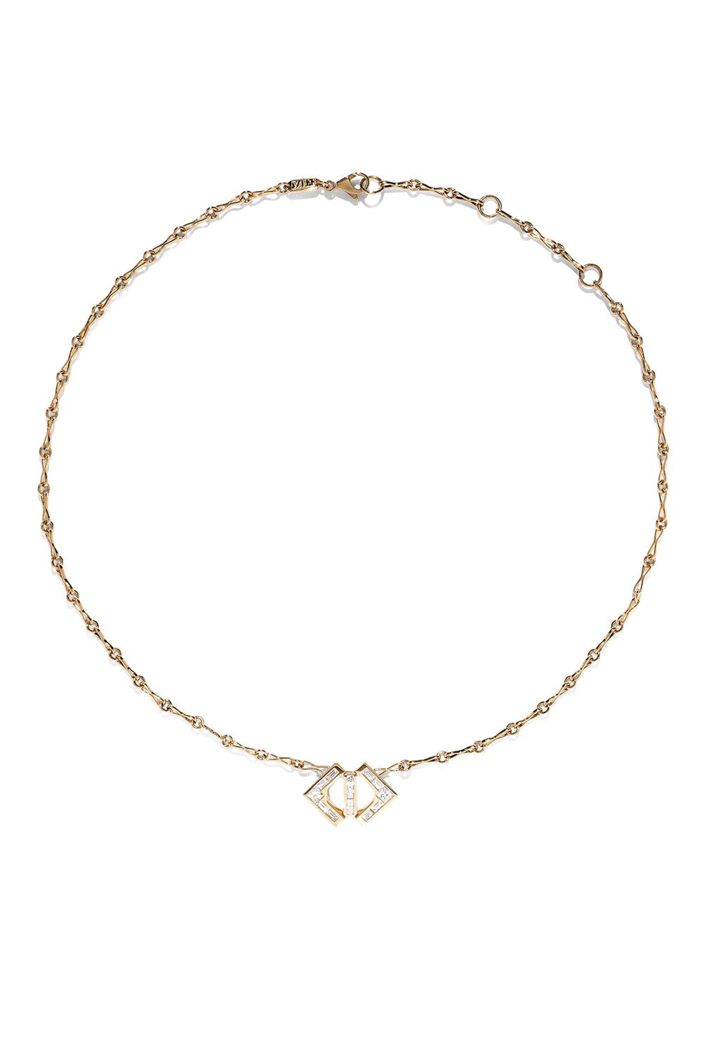 AZLEE-Glow Diamond Necklace-YELLOW GOLD
