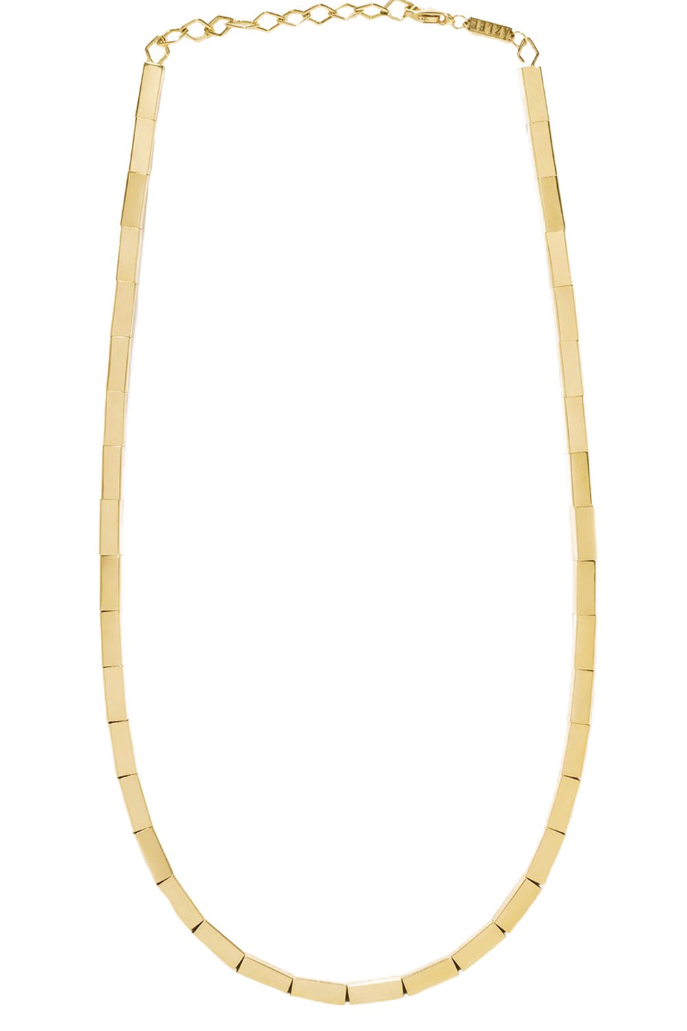 AZLEE-Large Gold Bar Necklace-YELLOW GOLD