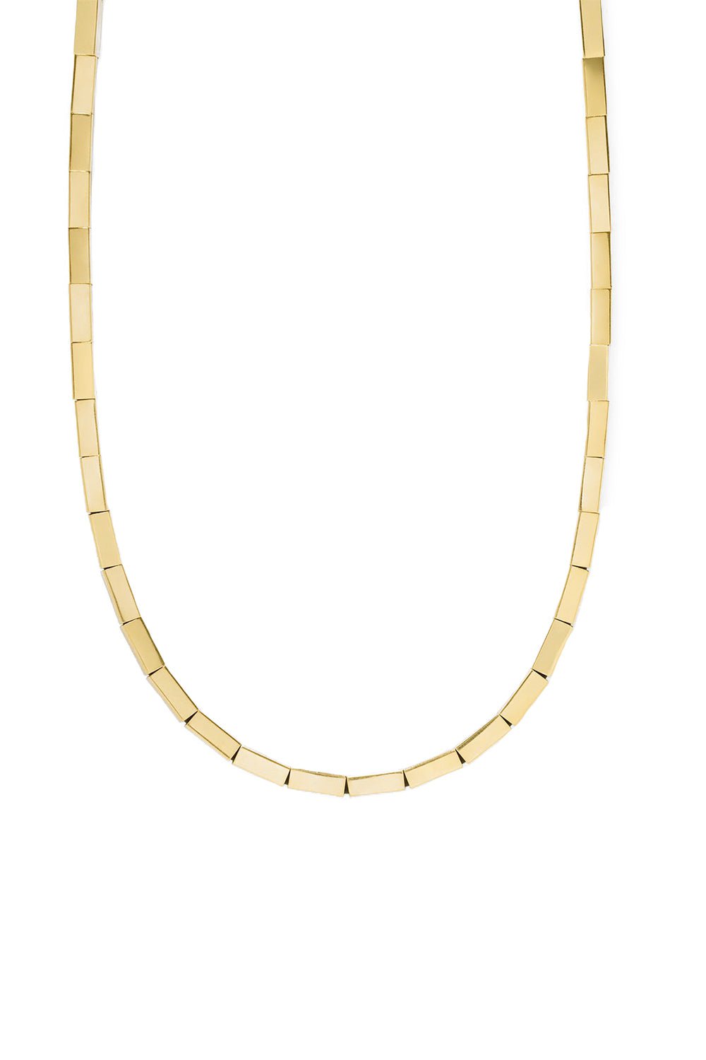 AZLEE-Large Gold Bar Necklace-YELLOW GOLD
