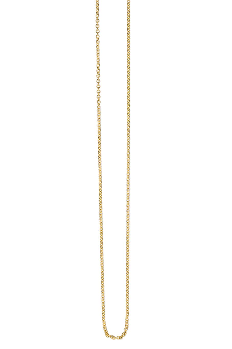 AZLEE-Thin Cable Chain 20"-YELLOW GOLD