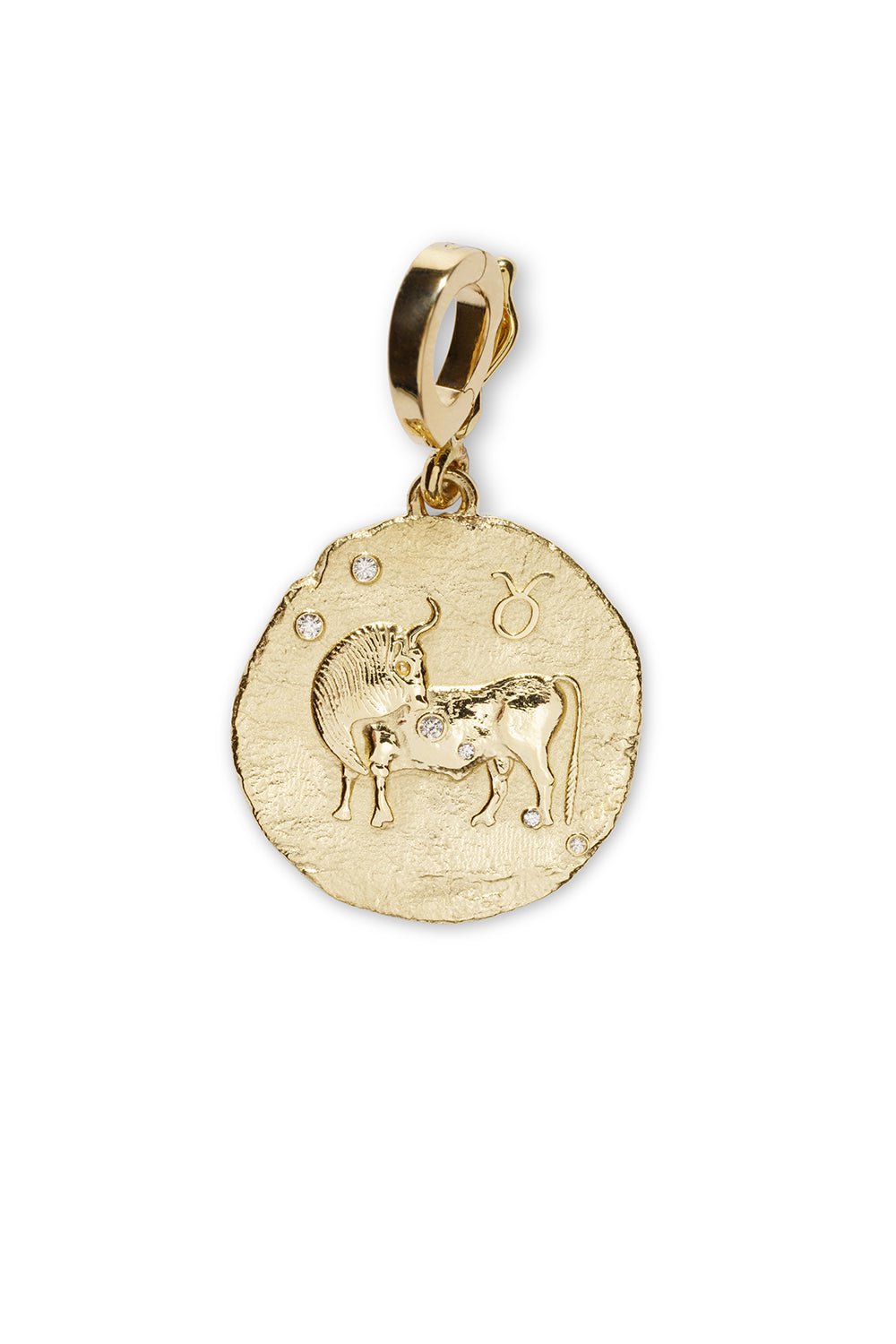 AZLEE-Of The Stars Taurus Coin-YELLOW GOLD