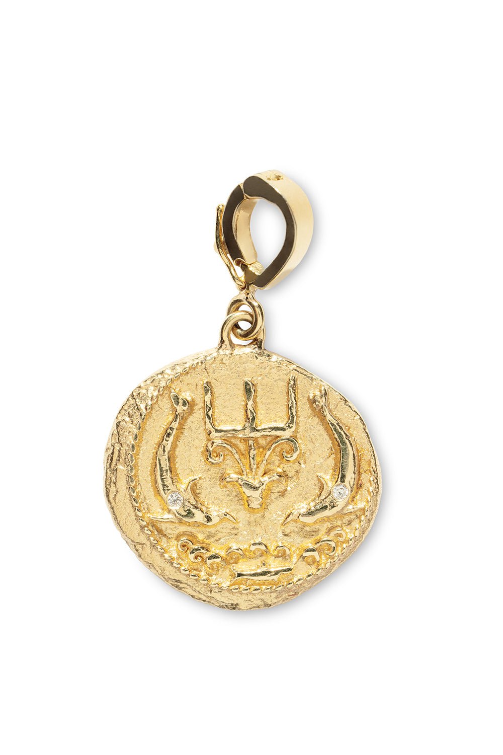 AZLEE-Of the Sea Small Coin-YELLOW GOLD