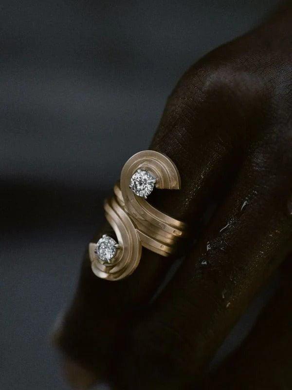 AZLEE-Sea Ring I-YELLOW GOLD