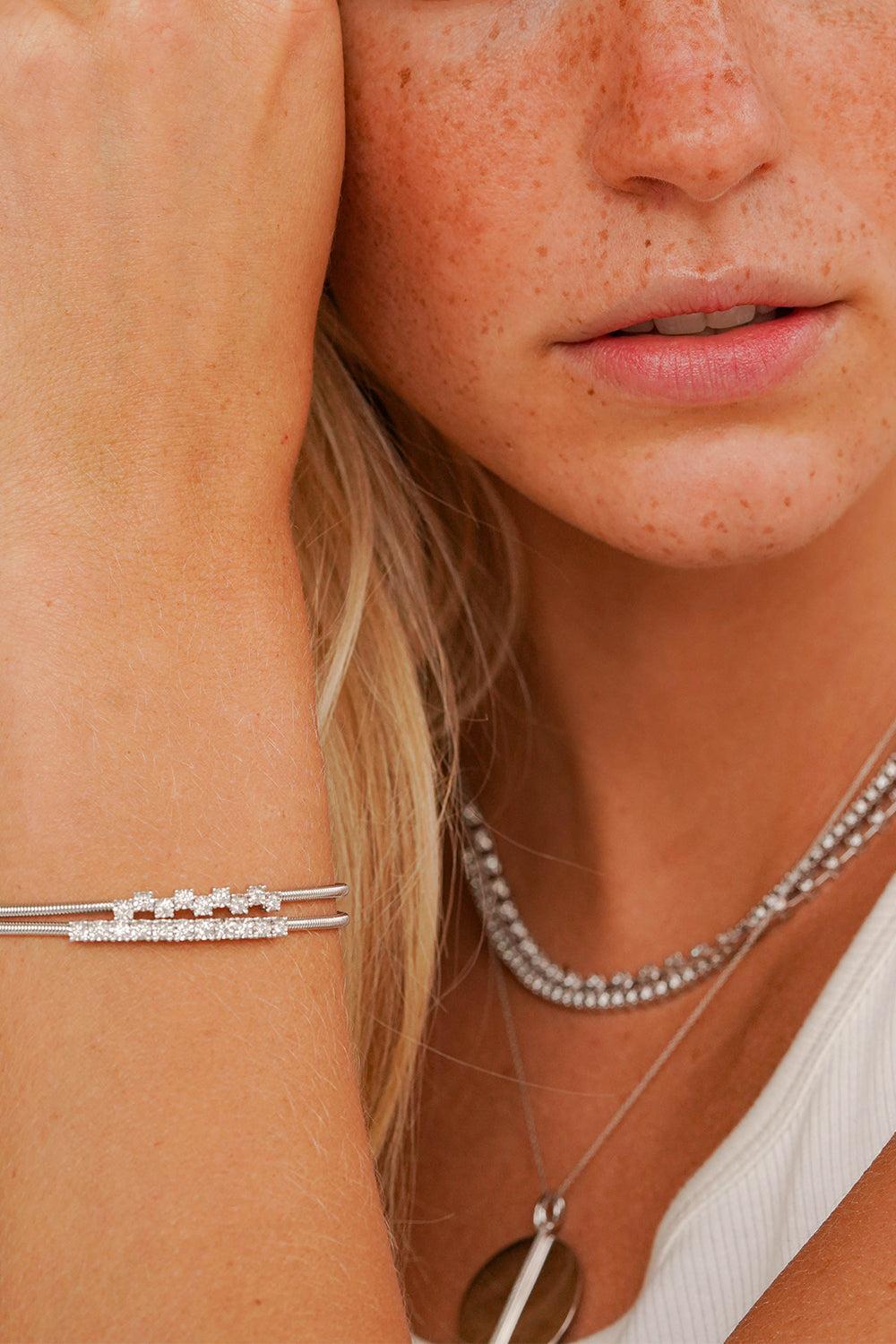 Diamond Ava Bea Tennis Necklace - White Gold-WHITE GOLD-JEWELRYFINE JEWELNECKLACE O-DANA REBECCA DESIGNS