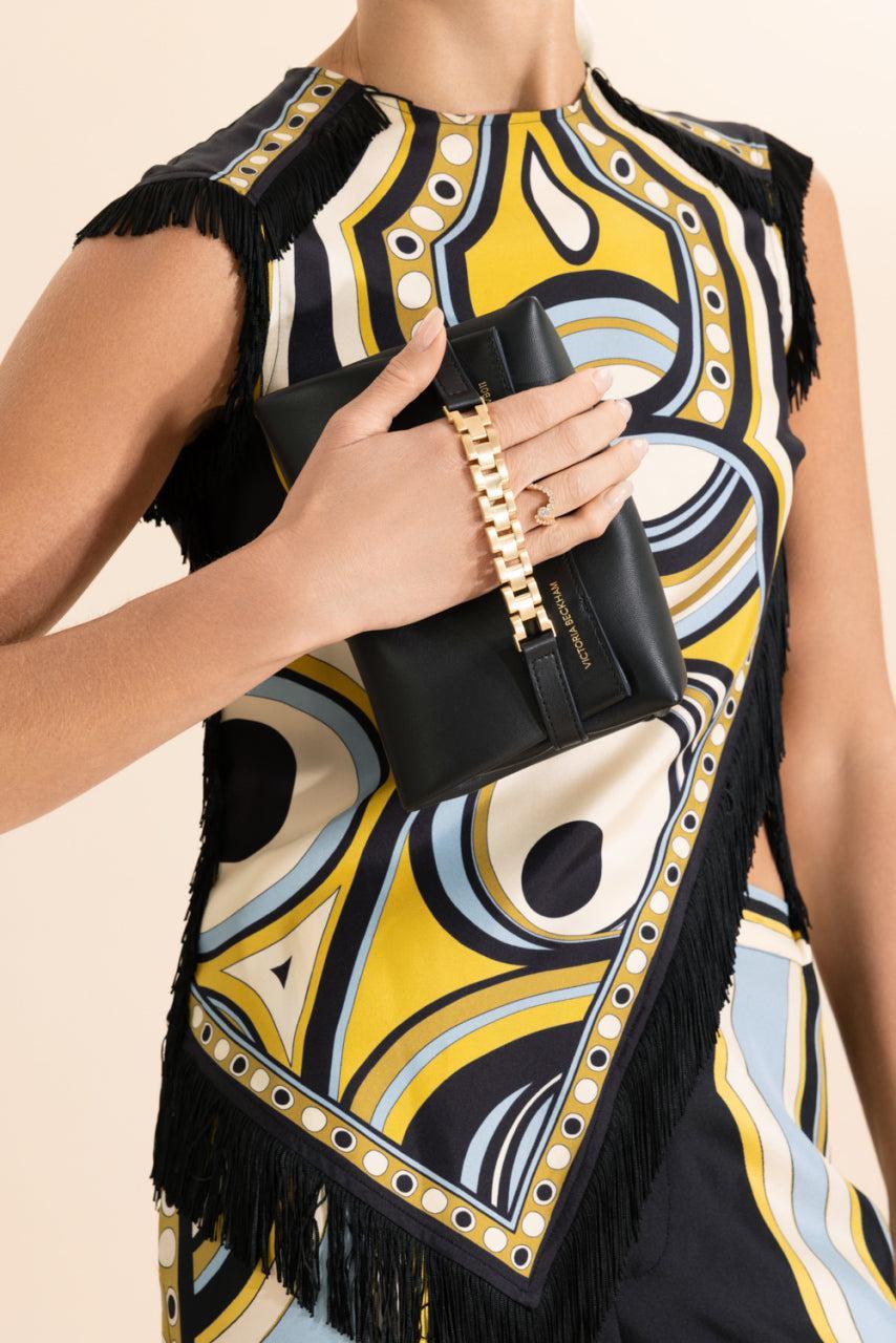 Chain Mini Pouch Bag-BLACK-O/S-HANDBAGSHOULDER-VICTORIA BECKHAM