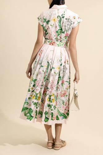 Octavia Dress - Bloomsfield Pink-WHITE-2-CLOTHINGDRESSCASUAL-CARA CARA