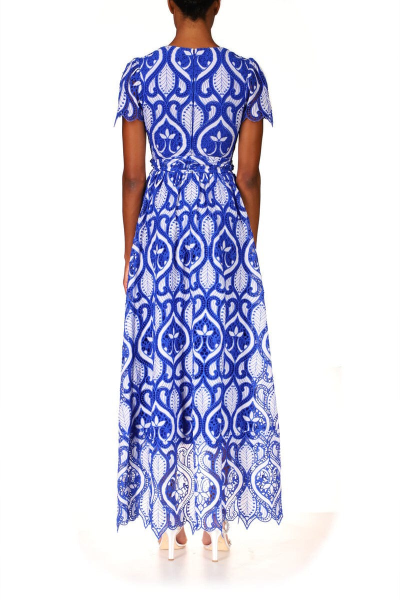BADGLEY MISCHKA-Flutter Flounce Dress-